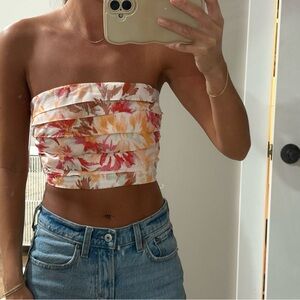 Abercrombie Pleated Tube Top